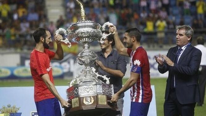 Edición de 2015, la última vez que el Atlético ganó el Trofeo Carranza.