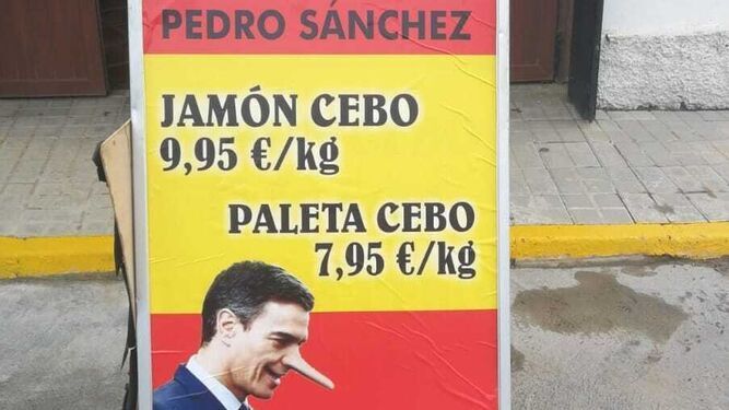 Los jamones de Jabugo "anti Pedro Sánchez"