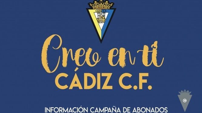 La campaña de abonados del Cádiz es ya una realidad.
