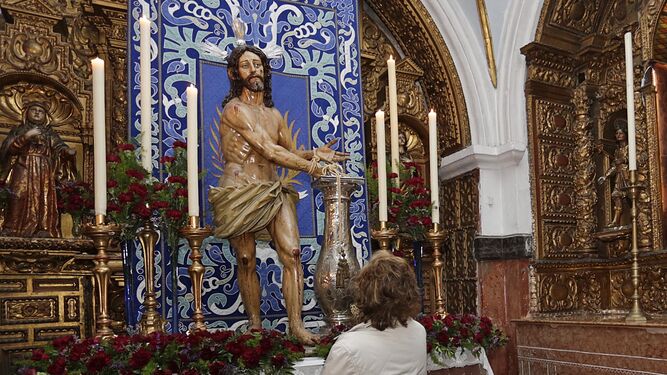El Cristo de la Columna de San Juan de Dios, en una imagen de archivo.