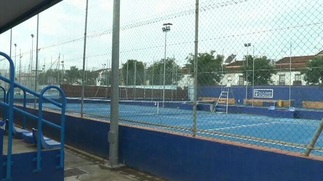 Imagen retrospectiva de instalaciones deportivas municipales de Chipiona.