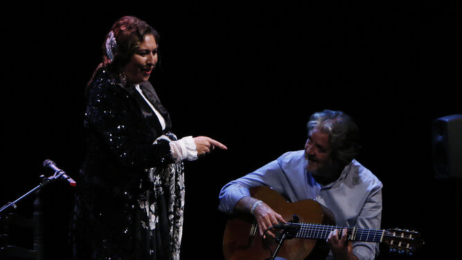 Estrella Morente, durante una actuación en octubre de 2020.