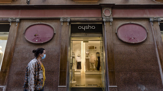 La tienda de Oysho en la calle Columela de Cádiz.