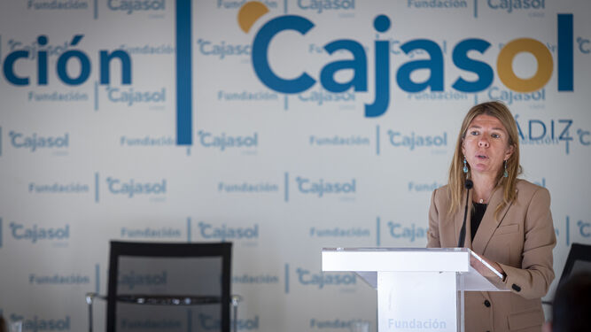 María del Mar Díez, delegada de la Fundación Cajasol en Cádiz.