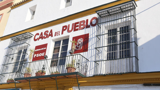 Imagen de la sede del PSOE en Chiclana.