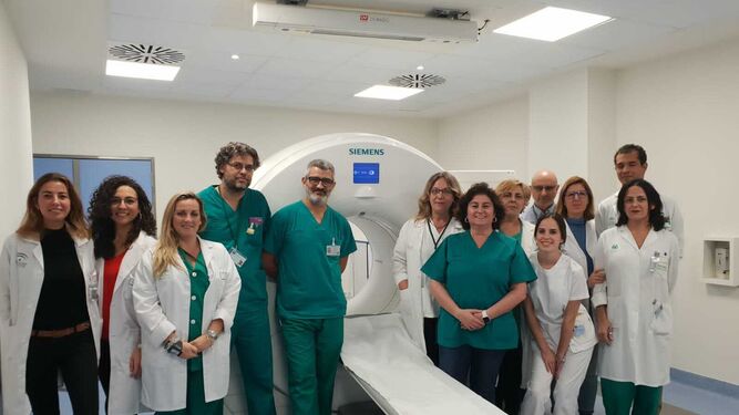 Equipo de Medicina Nuclear del Hospital Puerta del Mar de Cádiz.