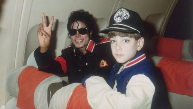 Michael Jackson en un viaje privado