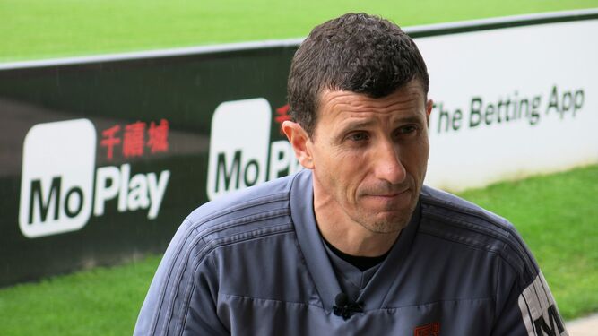 Javi Gracia, técnico del Valencia.