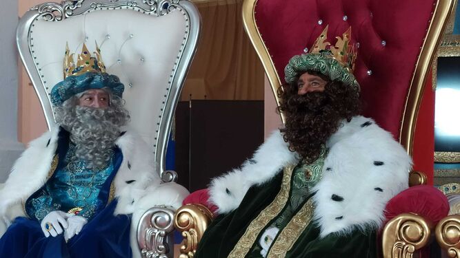 Videoconferencia de los Reyes Magos con los mayores en San Fernando