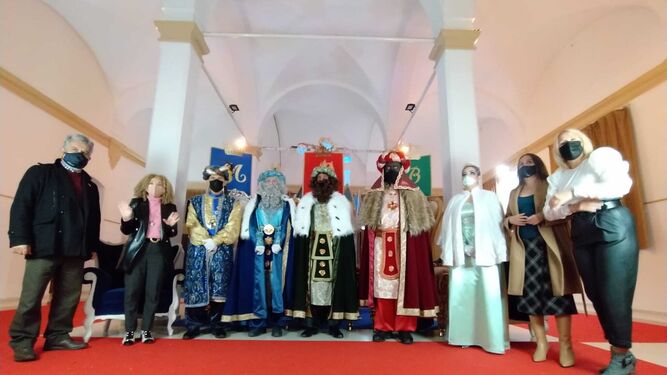 Videoconferencia de los Reyes Magos con los mayores en San Fernando
