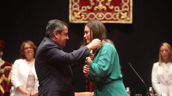José Loaiza y Patricia Cavada, en la ceremonia de investidura de 2019.