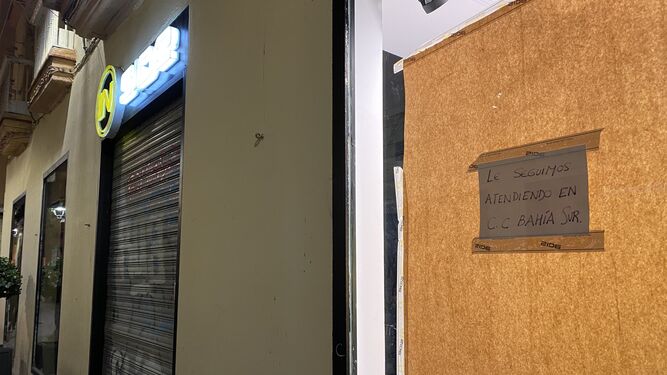 El escaparate de la tienda Inside, que cerró la pasada semana.
