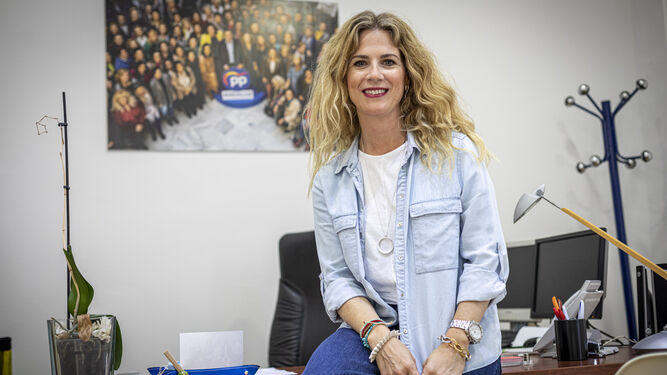 Ana Mestre, fotografiada en su despacho de la sede provincial del PP.
