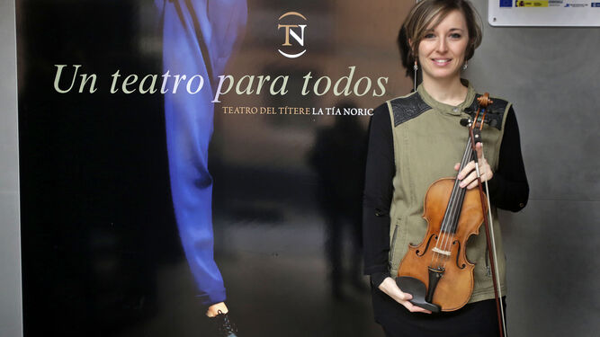 La violinista Claudia Sansón