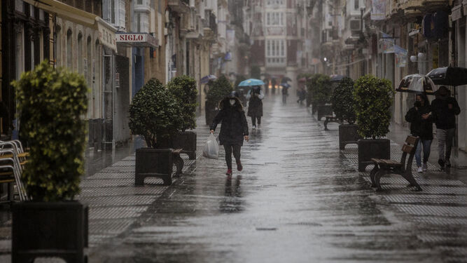 Filomena dejó lluvias muy intensas en Cádiz y nieve en la Sierra.