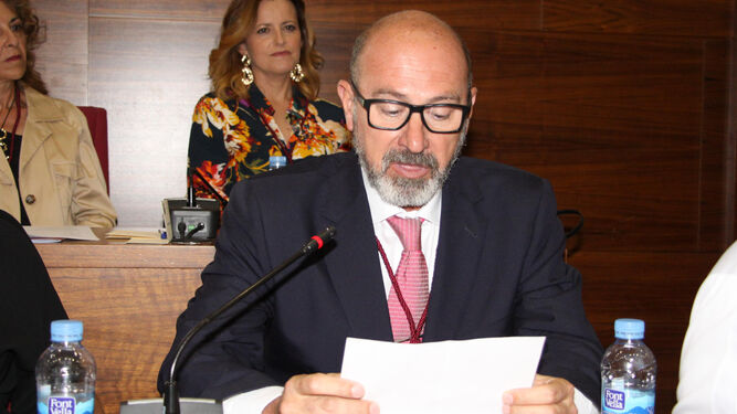 El portavoz de Cs en la corporación municipal, José Ángel Quintana, en una imagen de archivo.