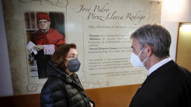 Homenaje de la UCA a José Pedro Pérez-Llorca