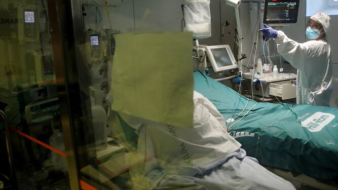 Una habitación de un paciente infectado por Covid