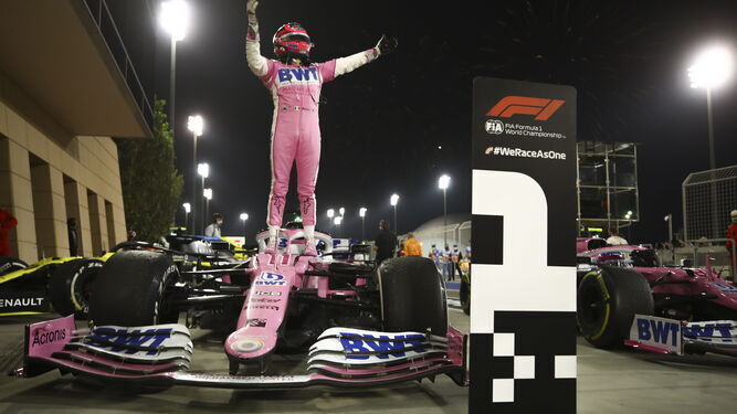 'Checo' Pérez, último ganador del GP de Bahrein