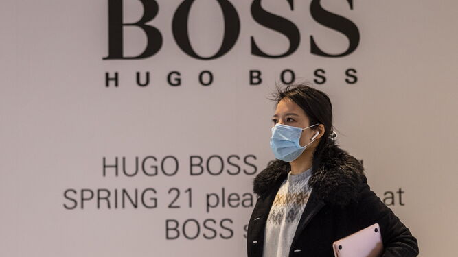 Tienda de Hugo Boss en Shanghái.