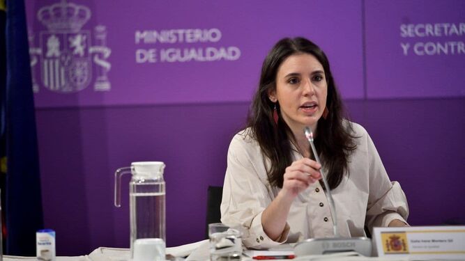 Irene Montero es la ministra de Igualdad del Gobierno de España.