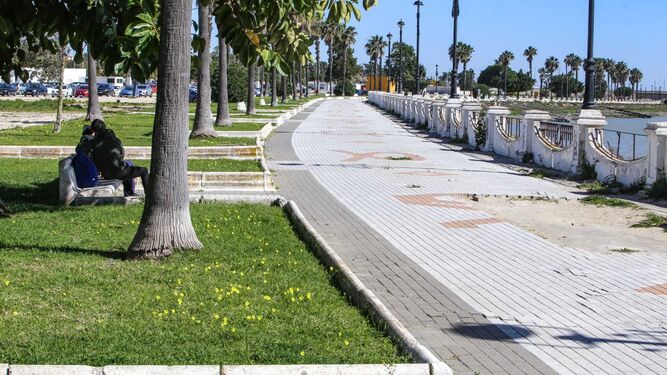 Paseo de La Magdalena, que el Ayuntamiento proyecta transformar en un parque metropolitano.