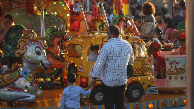 Parque de atracciones de la Feria de Puerto Real, en una imagen de archivo