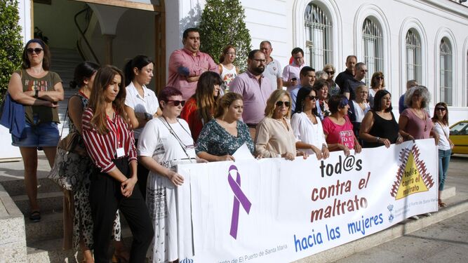 Imagen de una concentración contra la violencia de género en 2019.