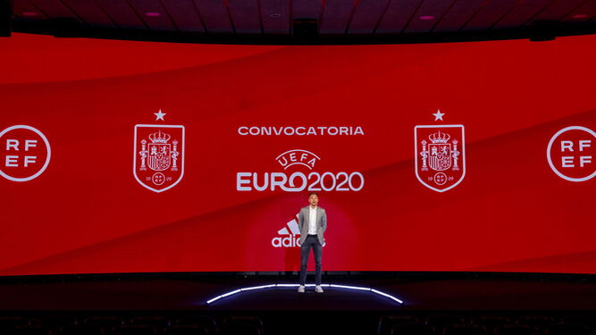 Luis Enrique, seleccionador español, da la lista para la Eurocopa 2020.