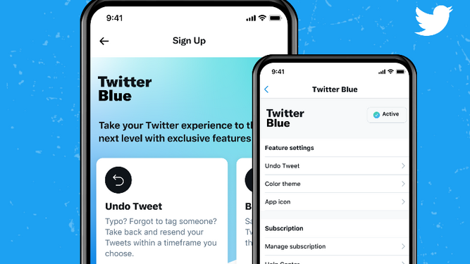 Twitter lanza su servicio de suscripción 'Twitter Blue', con funciones exclusivas