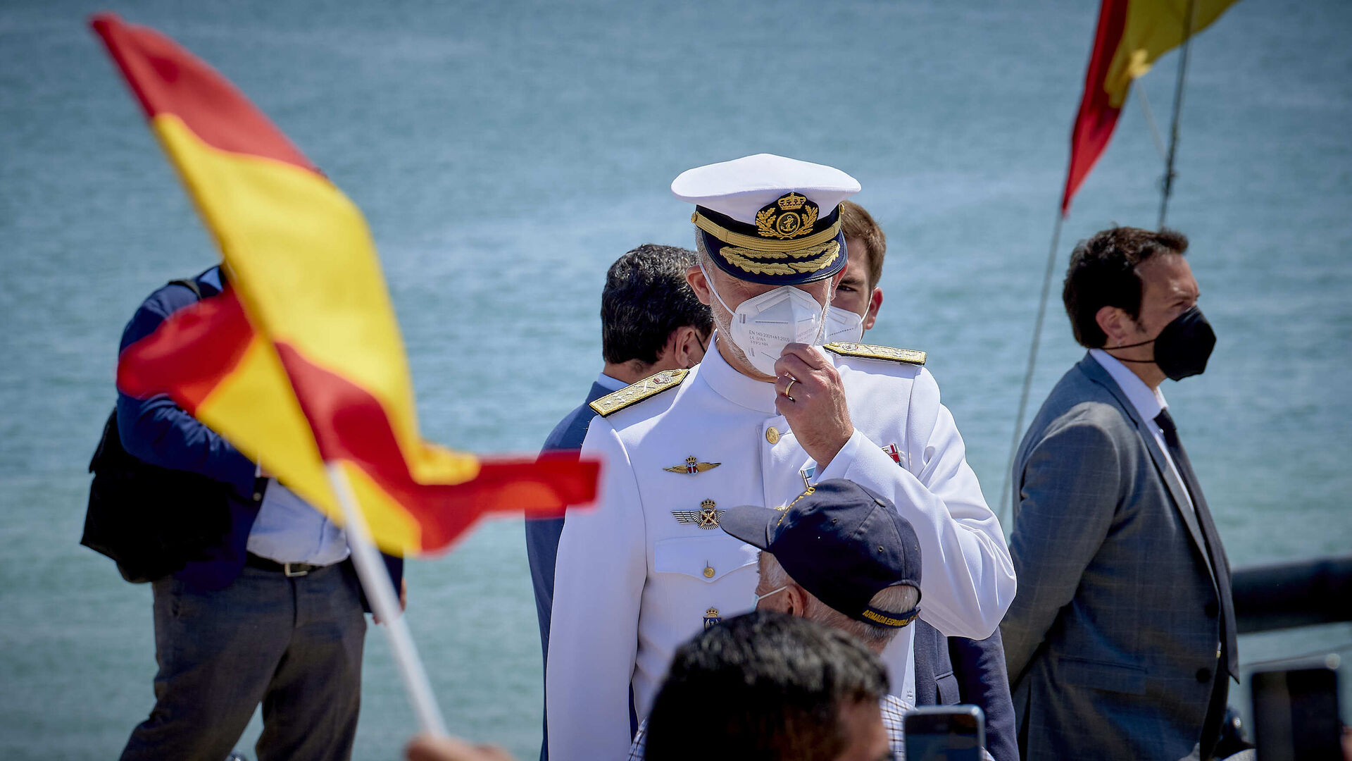 Recibimiento al buque escuela de la Armada espa&ntilde;ola 'Juan Sebasti&aacute;n de Elcano'