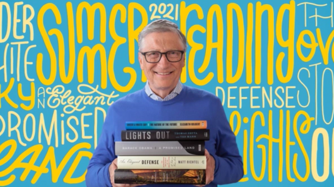 Estas son las recomendaciones de Bill Gates para leer en verano