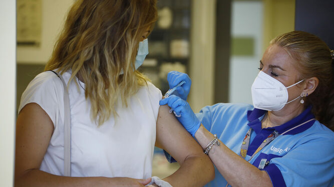 Vacunación de los profesores en Córdoba