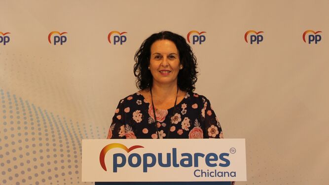 La presidenta del Partido Popular de Chiclana, Ascensión Hita.