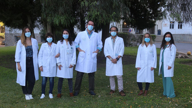 Equipo de la Unidad  de Enfermedades Infecciosas  del Hospital de Puerto  Real