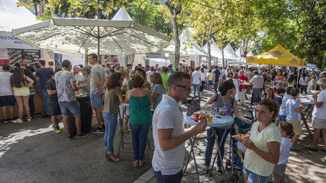 La Feria de la Tapa de 2017, en el Parque Almirante Laulhé.