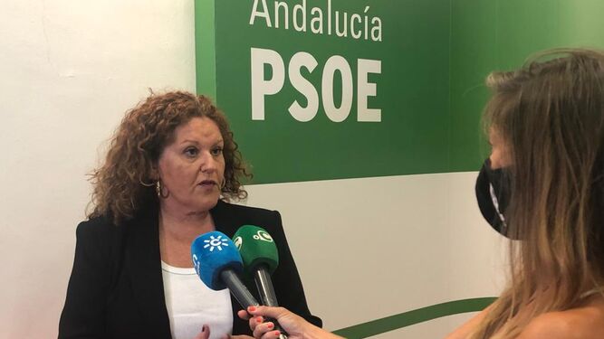 La portavoz adjunta en el Parlamento de Andalucía y secretaria de Organización del PSOE de Cádiz, Araceli Maese.