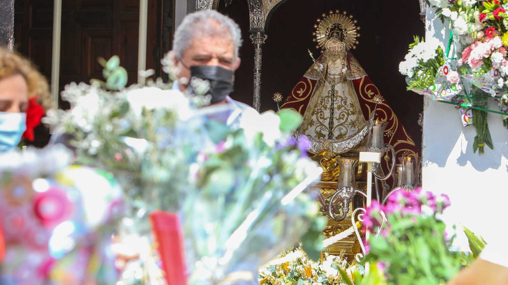 Los mejores momentos de la ofrenda floral a la Patrona de Chiclana