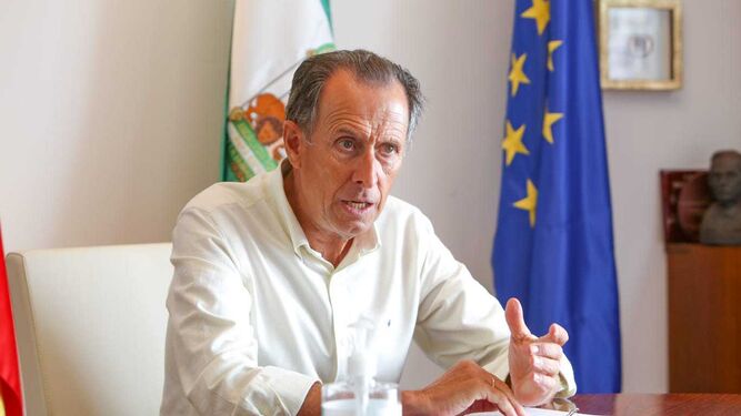 EL alcalde de Chiclana, José Mará Román, en una imagen de archivo.