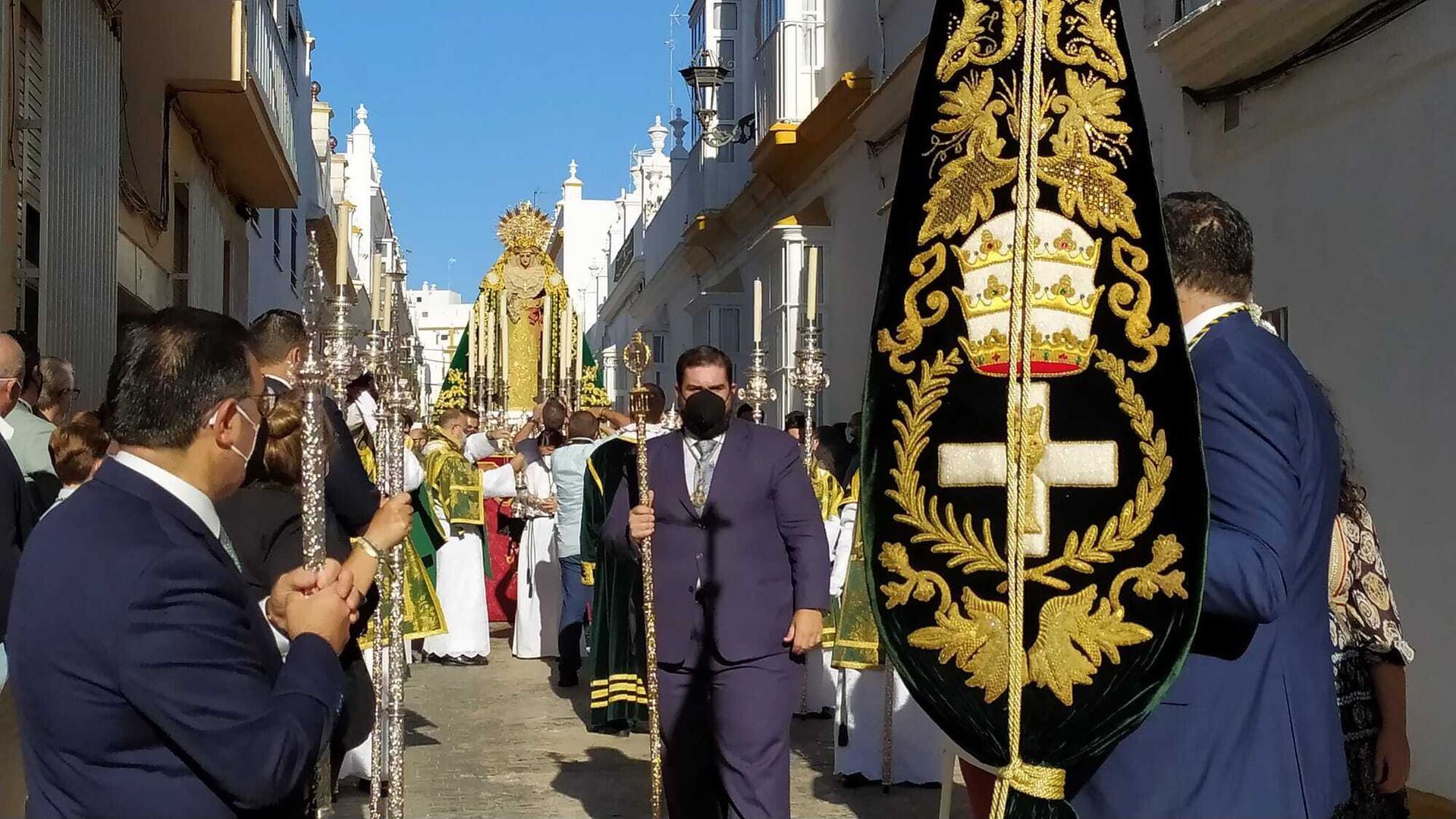 Rosario del Huerto, el primer acto de culto externo en 18 meses de pandemia