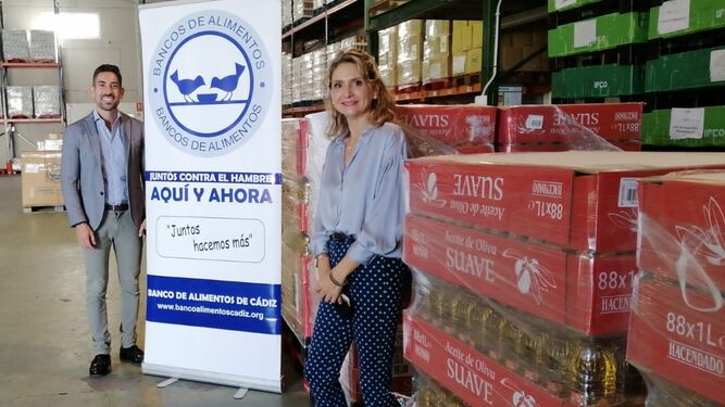 Donación de Mercadona al Banco de Alimentos de Cádiz.
