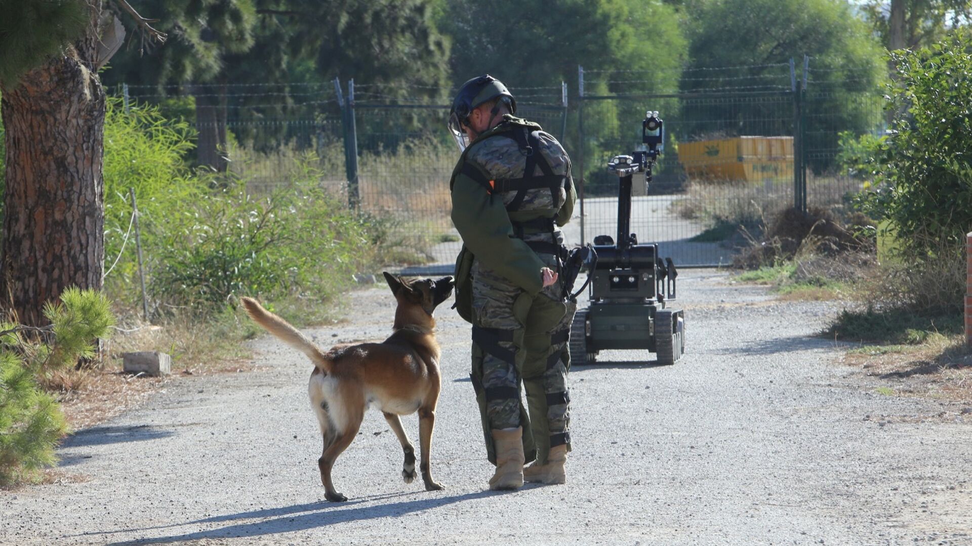 Ejercicio de Adiestramiento 2021 de Unidades Caninas en el TEAR.