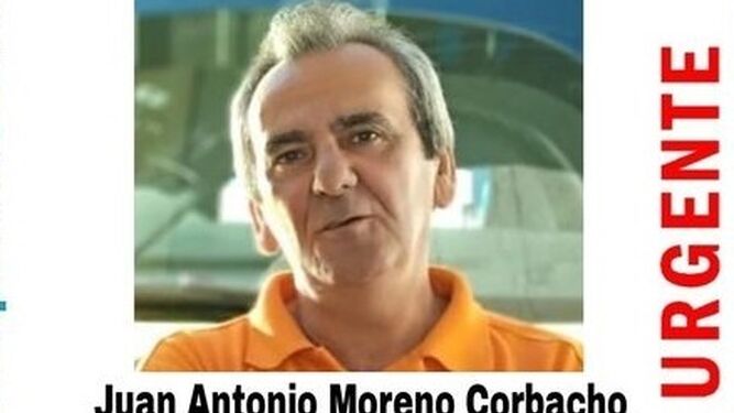Juan Antonio Moreno Corbacho, desaparecido en Algeciras.