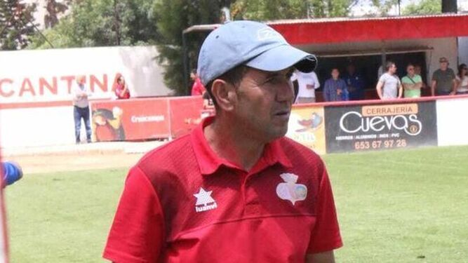 José María Román 'Lupi', entrenador del Chiclana CF.