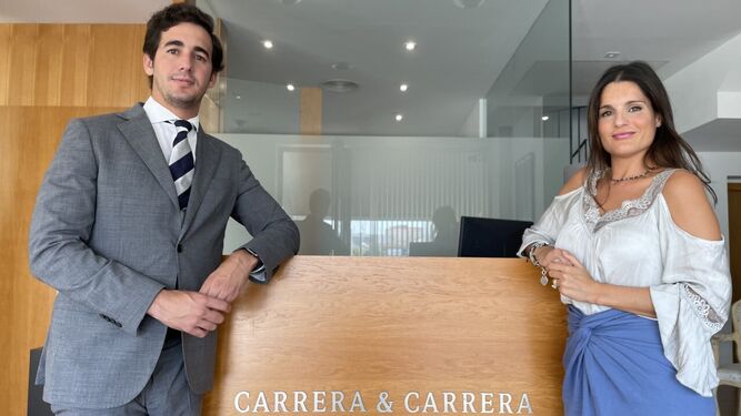 Ignacio y Cristina Carrera Varela, abogados gaditanos socios de Carrera & Carrera