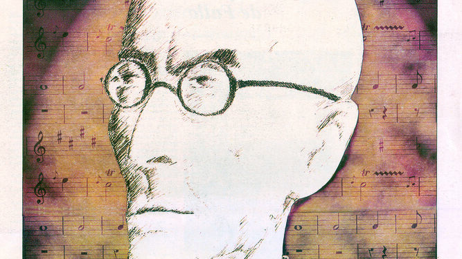 Detalle de la caricatura de Falla del suplemento de 1996.