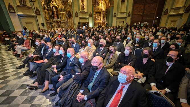 El Oratorio de San Felipe Neri repleto de público en el acto de entrega del Premio Nacional de Arquitectura.