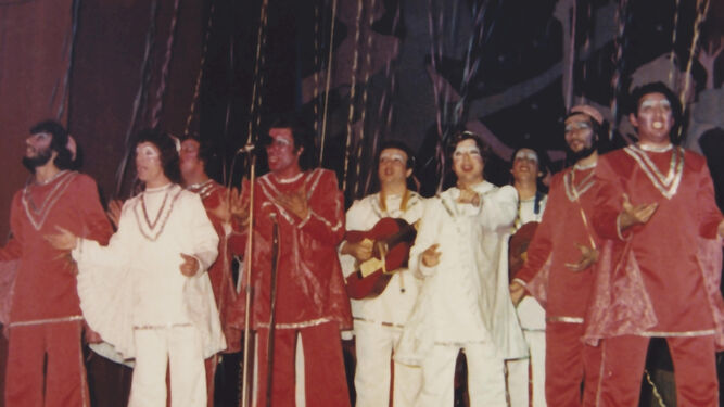 'Angeles y demonios', primer premio compartido con 'Navegantes gaditanos' en 1979.