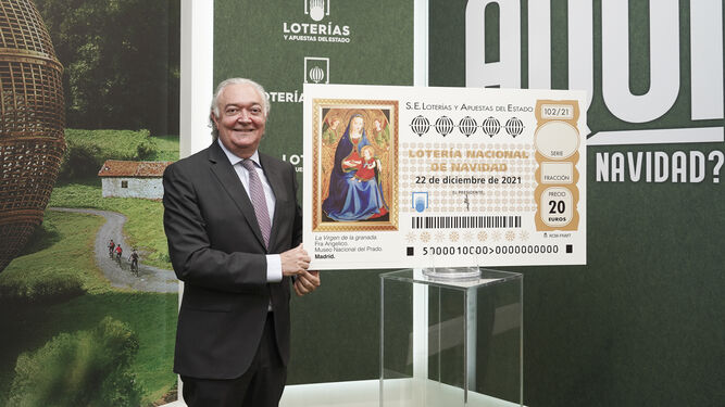 El presidente de la Sociedad Estatal de Loterías y Apuestas del Estado, Jesús Huerta.