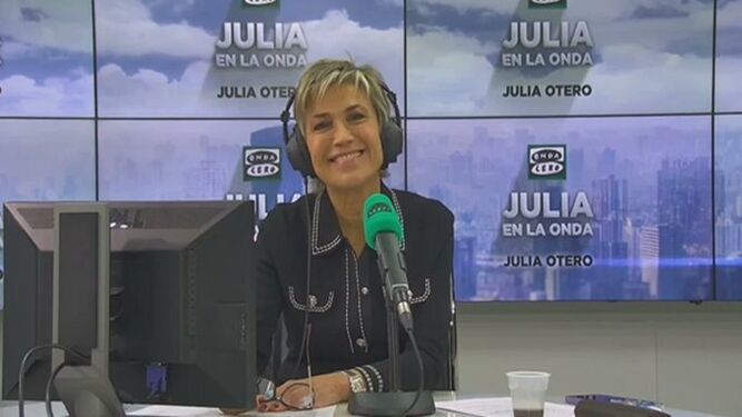 Julia Otero al regresar a los micrófonos en enero
